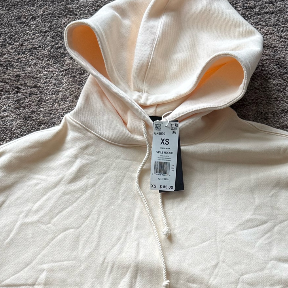 NWT Adidas x Ivy Park Short Sleeve Hoodie - Picture 4 of 4